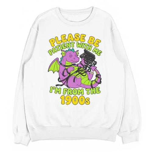 Please Be Patient I'm From The 1900s Dragon Men Women Premium Tri-Blend Unisex Sweatshirt - Figerry