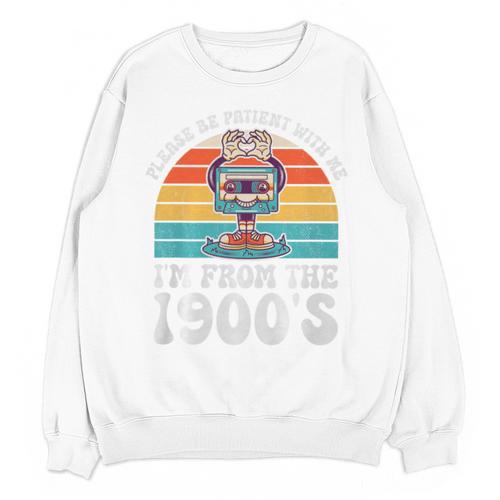 Please Be Patient With Me I'm From The 1900s Kawaii Premium Tri-Blend Unisex Sweatshirt - Figerry