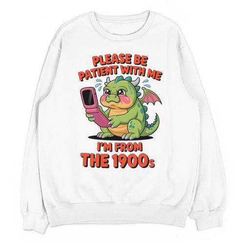 Please Be Patient I'm From The 1900s Vintage Men Women Premium Tri-Blend Unisex Sweatshirt - Figerry