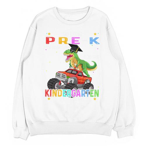Pre k Graduation 2025 Pre-k Kindergarten Graduate Dinosaur Premium Tri-Blend Unisex Sweatshirt - Best Gift Smart