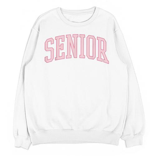 Preppy Varsity Pink Senior Graduation Unisex Sweatshirt - Best Gift Smart