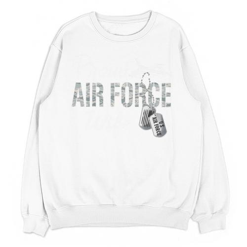 Proud Air Force Wife Air Force Graduation USAF Wife Unisex Sweatshirt - Best Gift Smart