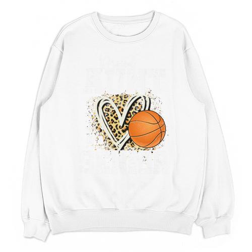 Proud Aunt Of A 2026 Senior Basketball Graduation Leopard Premium Tri-Blend Unisex Sweatshirt - Best Gift Smart
