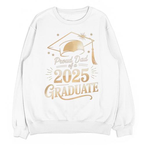 Proud Dad Of a 2025 Graduate Class Of 2025 Graduation Dad Unisex Sweatshirt - Best Gift Smart