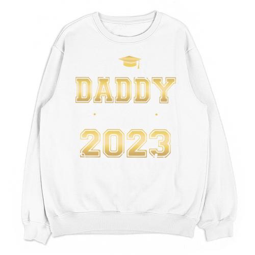 Proud Daddy Of Two 2023 Graduate Class 2023 Graduation Unisex Sweatshirt - Best Gift Smart
