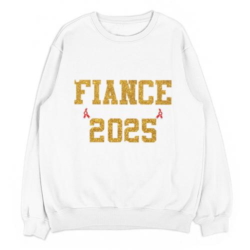 Proud Fiance Of A 2025 Graduate Fiance Graduation 2025 Senio Unisex Sweatshirt - Best Gift Smart