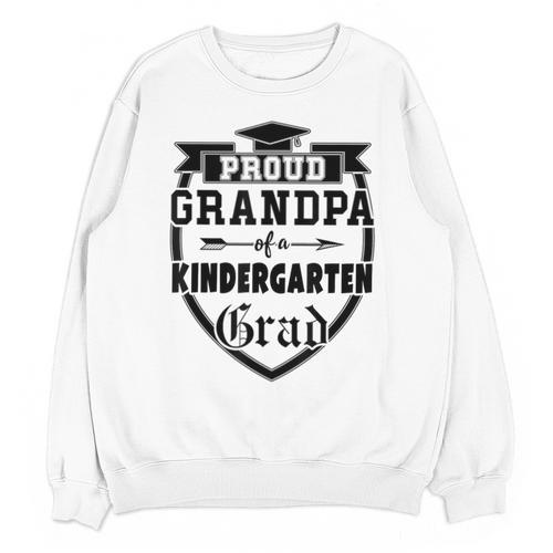 Proud Grandpa Of a Kindergarten Grad Graduation Shirt Unisex Sweatshirt - Best Gift Smart