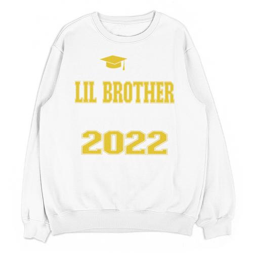 Proud Little Brother Of 2022 Graduate Class 2022 Graduation Unisex Sweatshirt - Best Gift Smart