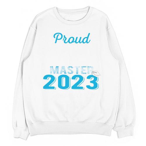 Proud Mama Of 2023 Class Master Graduate Family Graduation Unisex Sweatshirt - Best Gift Smart