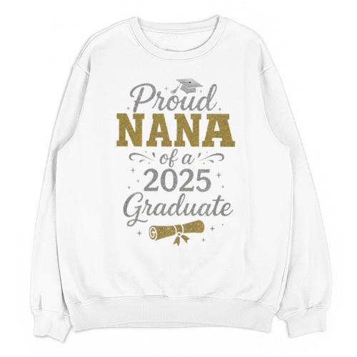 Proud Nana Of a 2025 Graduate Senior Graduation Women Premium Tri-Blend Unisex Sweatshirt - Best Gift Smart