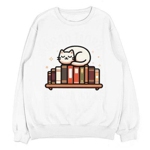 Read More Banned Books Reader Cat Lover Librarian Freedom Unisex Sweatshirt - Bookorys AU