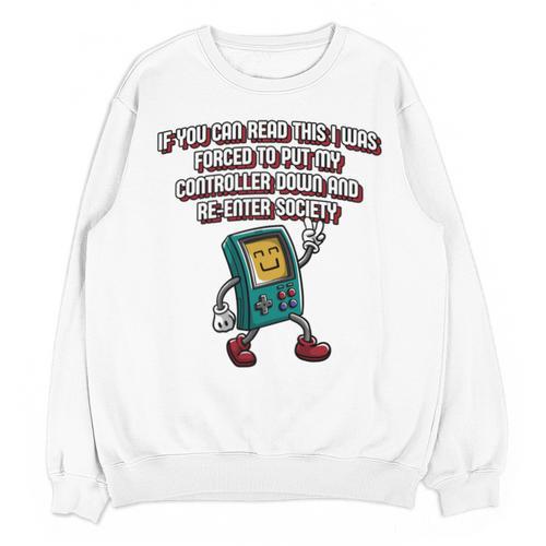 If You Can Read This Gamer Humor Gaming Introvert Unisex Sweatshirt - Raresse