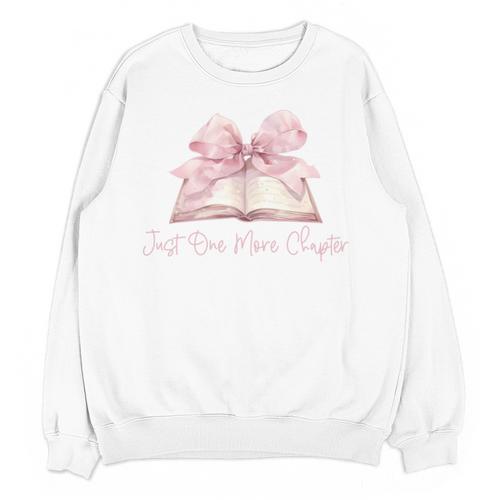 Reading Books Mom Mothers Day Coquette Pink Bow Book Lovers Unisex Sweatshirt - Bookorys