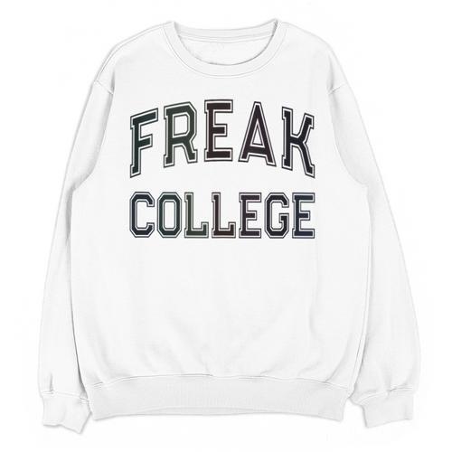 Retro Anti Social FREAK COLLEGE Introvert Stay Away From Me Unisex Sweatshirt - Raresse