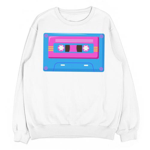 Retro Cassette Tape Tee 90s Nostalgia Aesthetic Unisex Sweatshirt - Figerry