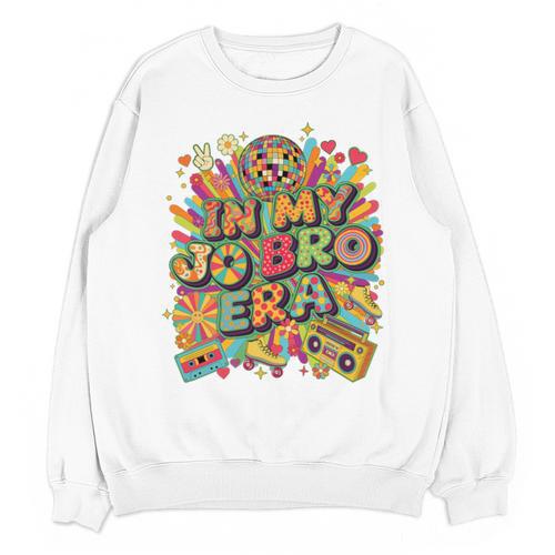 Retro Nostalgia Era Disco Groovy 80s 90s Vintage Aesthetic Premium Tri-Blend Unisex Sweatshirt - Figerry