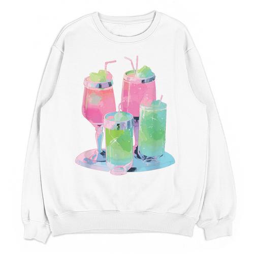 Retro Soft Drinks 80s 90s Nostalgia Cute Anime Aesthetic Tee Unisex Sweatshirt - Figerry
