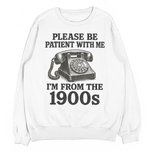 Sarcastic Please Be Patient I'm From The 1900s Premium Tri-Blend Unisex Sweatshirt - Figerry