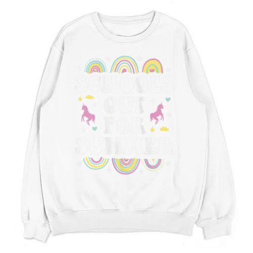 School's Out For Summer Unicorn Graduation Teacher Student Unisex Sweatshirt - Best Gift Smart