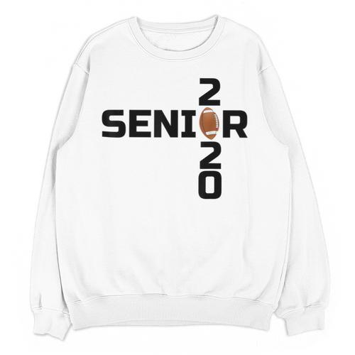 Senior 2020 Football Graduation Shirt Unisex Sweatshirt - Best Gift Smart