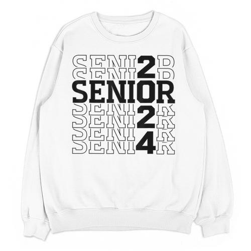 Senior 2024 Class Of 2024 Graduation 2024 Women Boy Girl Unisex Sweatshirt - Best Gift Smart