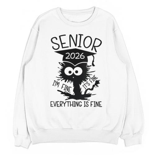 Senior 2026 High School College Graduation Year Class Of 26 Unisex Sweatshirt - Best Gift Smart