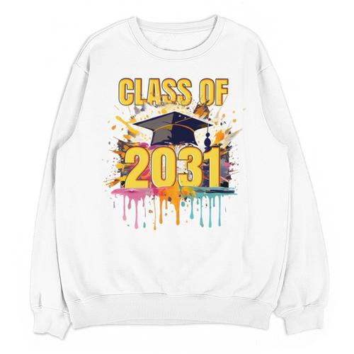 Senior 31 Class Of 2031 Back To School Graduation 2031 Unisex Sweatshirt - Best Gift Smart