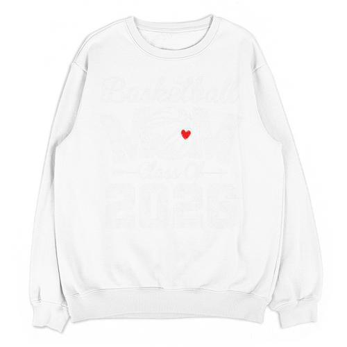 Senior Basketball Mom Class Of 2026 Graduation Premium Tri-Blend Unisex Sweatshirt - Best Gift Smart
