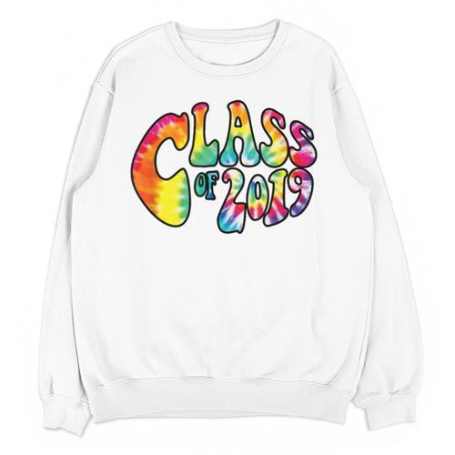 Senior Class Of 2019 Boho Tie Dye Graduation Unisex Sweatshirt - Best Gift Smart