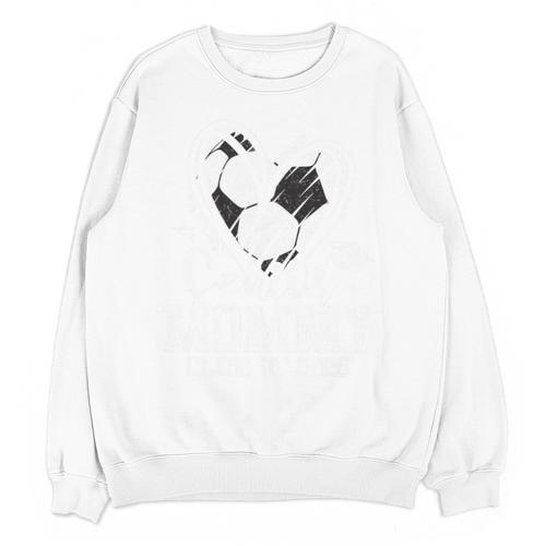 Senior Mommy Class Of 2026 Soccer Graduation Heart Premium Tri-Blend Unisex Sweatshirt - Best Gift Smart