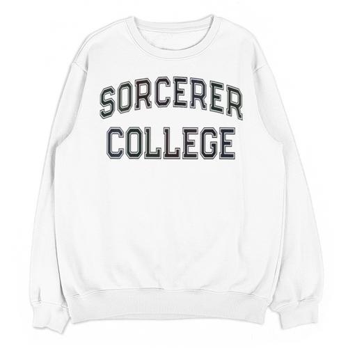 Silly Don'T Call Me SORCERER COLLEGE Introvert Sarcastic Unisex Sweatshirt - Raresse