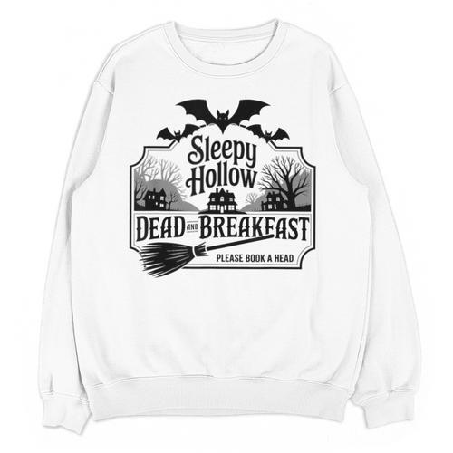 Sleepy Hollow Dead And Breakfast Please Book A Head Unisex Sweatshirt - Bookorys