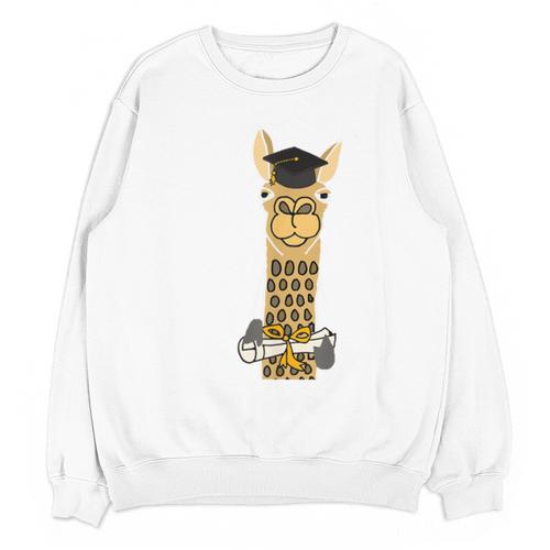 SmileteesGrad Llama Graduation T-Shirt Unisex Sweatshirt - Best Gift Smart