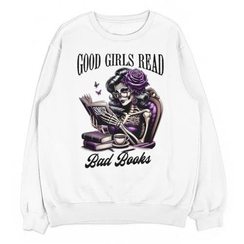 Smut Book Reading Smutty Good That Girls Read Bad Books Unisex Sweatshirt - Bookorys