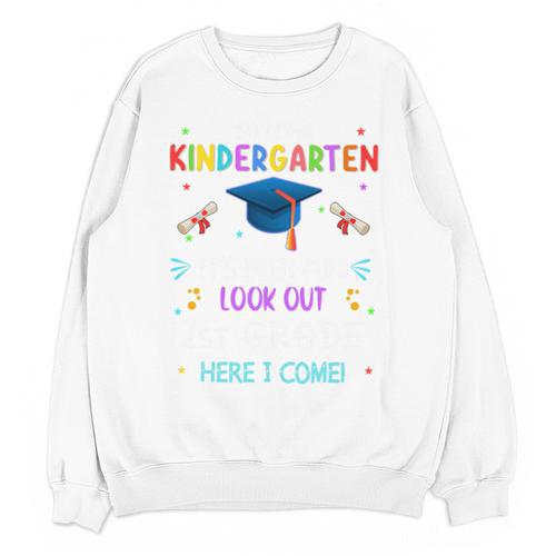 So Long Kindergarten Graduation Look Out 1st Grade 2025 Kids Premium Tri-Blend Unisex Sweatshirt - Best Gift Smart