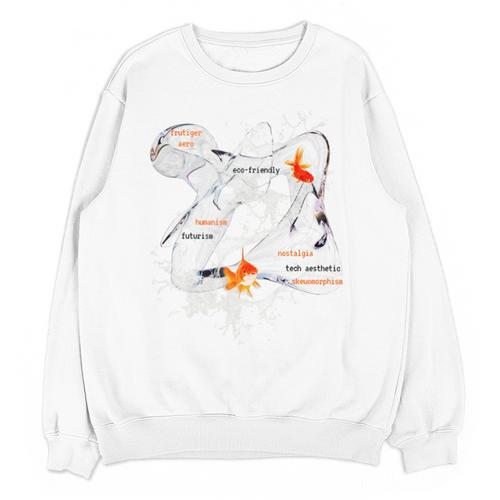Splash Water Frutiger Aero Y2K Style Clownfish Premium Unisex Sweatshirt - Figerry