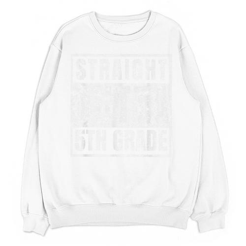 Straight Outta 5th Grade Graduation Her Him Boy T-Shirt Unisex Sweatshirt - Best Gift Smart