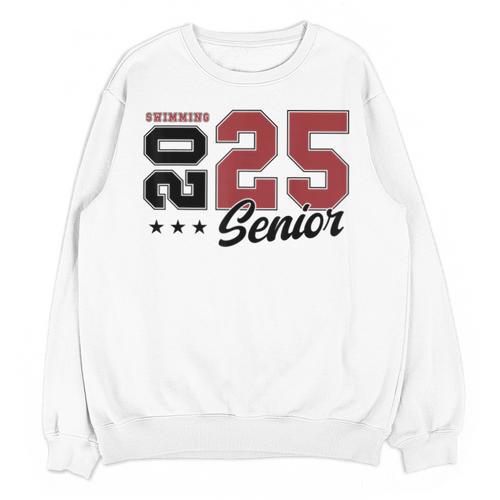 Swimming Senior Night Swimming Senior 2025 Graduation 59 Unisex Sweatshirt - Best Gift Smart