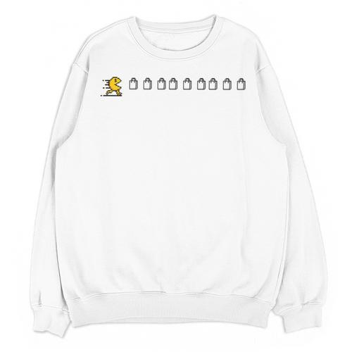 Thanksgiving Fun Nostalgia Pixels Shopping Therapy Unisex Sweatshirt - Figerry