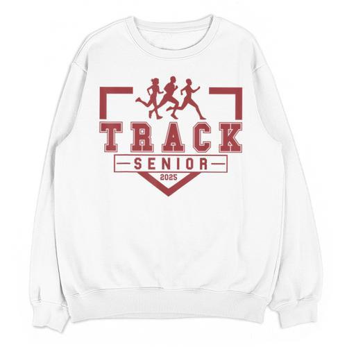 Track Senior Night Track Senior 2025 Graduation 36 Unisex Sweatshirt - Best Gift Smart