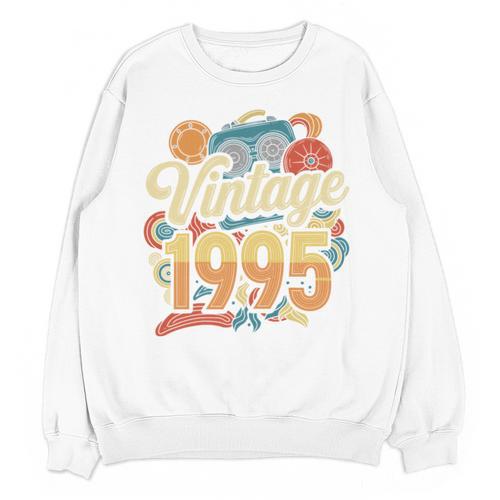 Vintage 1995 Retro Classic 90s Nostalgia Throwback Vibe Unisex Sweatshirt - Figerry