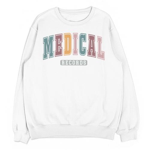 Vintage Medical Records Clerk Director Nursing Graduation Unisex Sweatshirt - Best Gift Smart