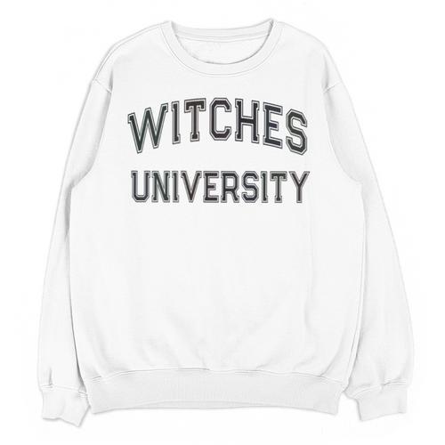 Vintage Stay Away From Me WITCHES UNIVERSITY Introvert Unisex Sweatshirt - Raresse