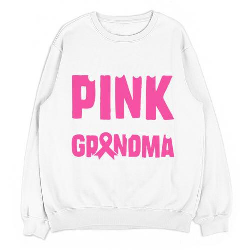 I Wear Pink In Memory Of My Grandma Breast Cancer Awareness Unisex Sweatshirt - Easessy