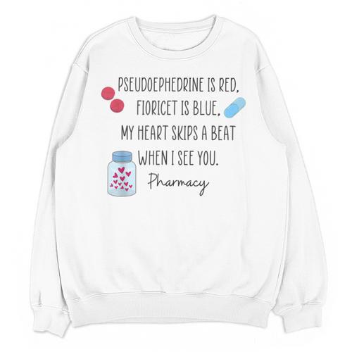 Women Pharmacist Valentines Pharmacy Technician Graduation Unisex Sweatshirt - Best Gift Smart
