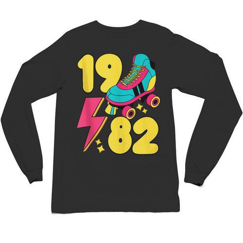 1982 Retro Raised In The 80s Old School Nostalgia Vibes Unisex Long Sleeve T-Shirt - Figerry