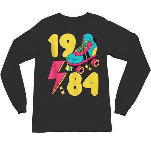 1984 Retro Raised In The 80s Old School Nostalgia Vibes Unisex Long Sleeve T-Shirt - Figerry