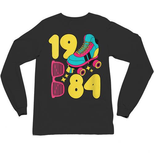 1984 Retro Raised In The 80s Old School Nostalgia Vibes Unisex Long Sleeve T-Shirt - Figerry