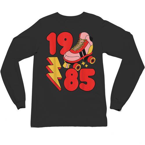 1985 Retro Roller Skate Vintage 80s Nostalgia Collector Unisex Long Sleeve T-Shirt - Figerry