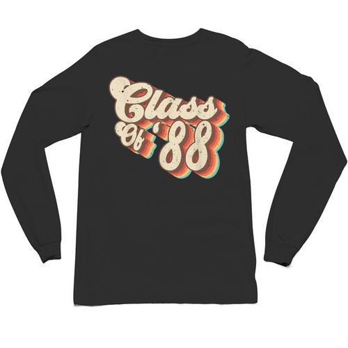 1988 Class Reunion Retro Class Of 88 High School Graduation Unisex Long Sleeve T-Shirt - Best Gift Smart